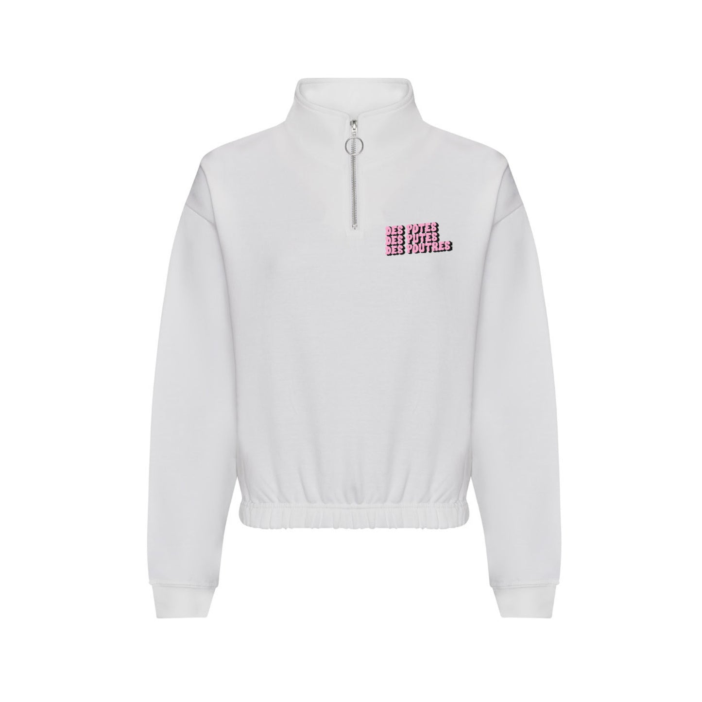 SWEAT GIRL ZIP BUBBLE
