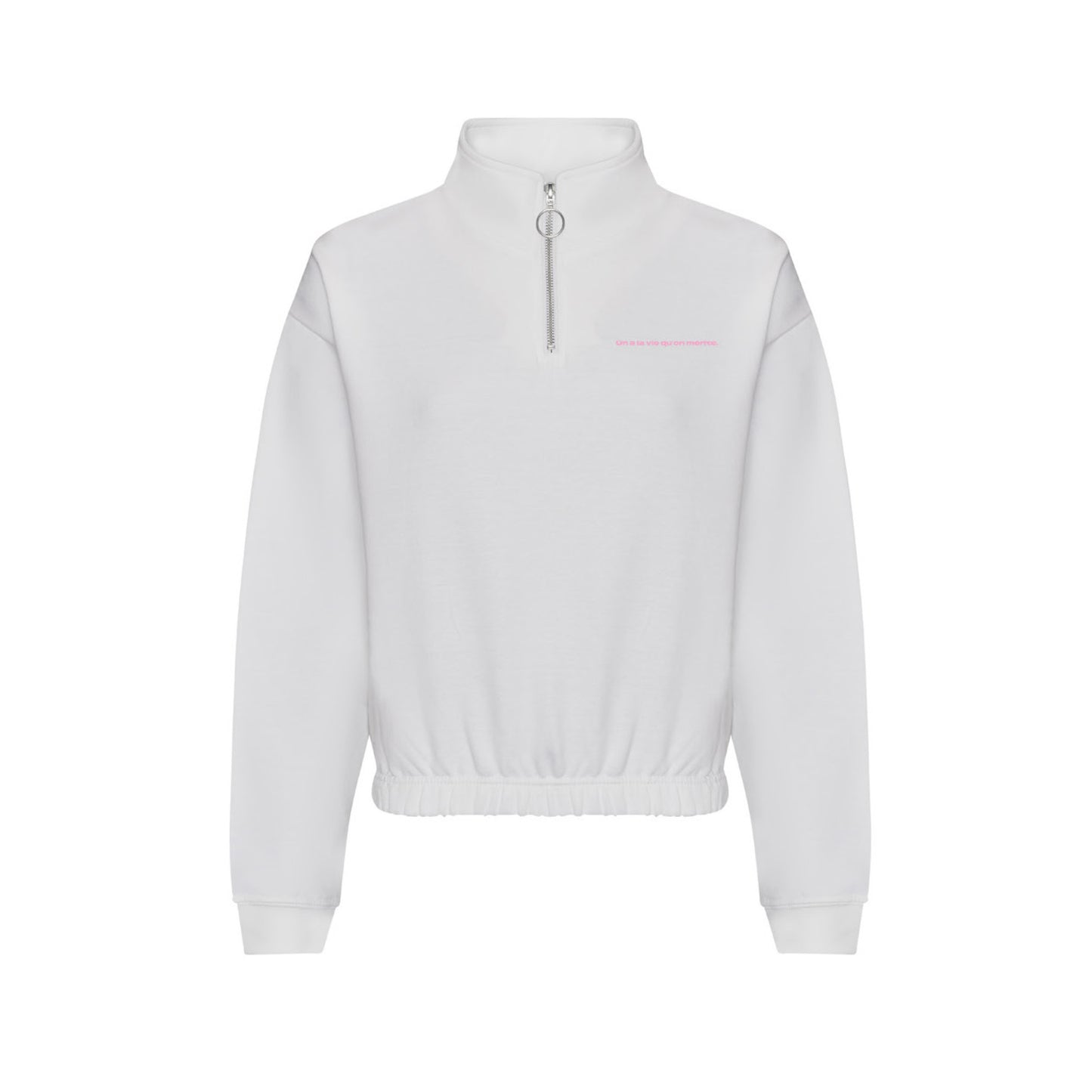 SWEAT GIRL ZIP "la vie..."
