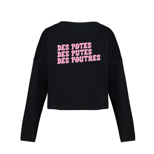 SWEAT GIRL CROPPED BUBBLE